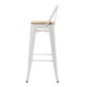 thumbnail image 2 of Piso Tolix Bajo Blanco Madera 66cm, 2 of 3