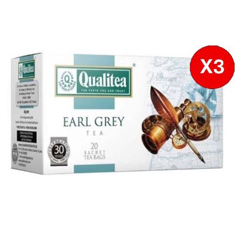 Qualitea - Pack 3 Earl Grey