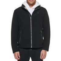 Chaqueta Tommy Hilfiger Clásica Con Cremallera Frontal, Forro Polar, Negra