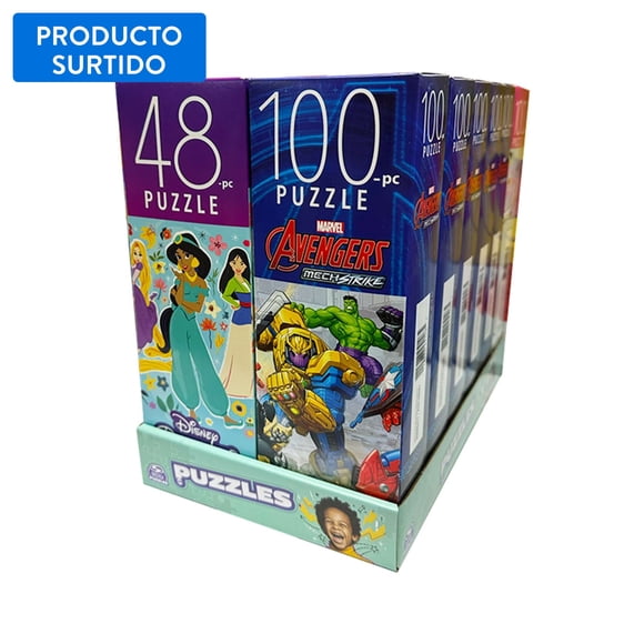 Puzzle Licencias Disney o Marvel Surtido 1 un