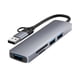 thumbnail image 1 of Adaptador Hub Tipo C 6 En 1 Usb 3.0 Hdmi 4k Multipuerto Mac, 1 of 6