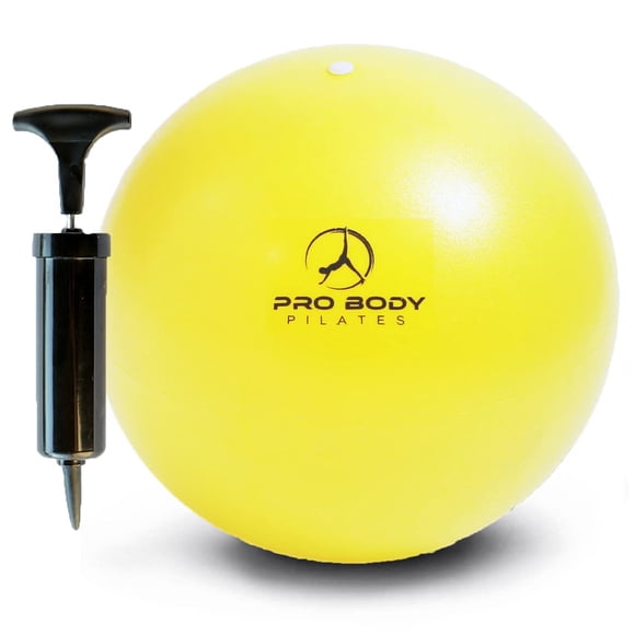Pelota de ejercicio ProBody Pilates de 9 cm con bomba para estabilidad