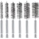 thumbnail image 1 of Juego de 6 pinzas de acero inoxidable con mango hexagonal para limpieza de alambre de 8 mm a 19 mm para taladro eléctrico., 1 of 7