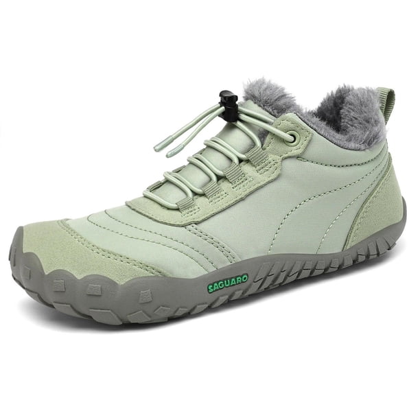 Botas barefoot kids will II de invierno verde oscuro 34