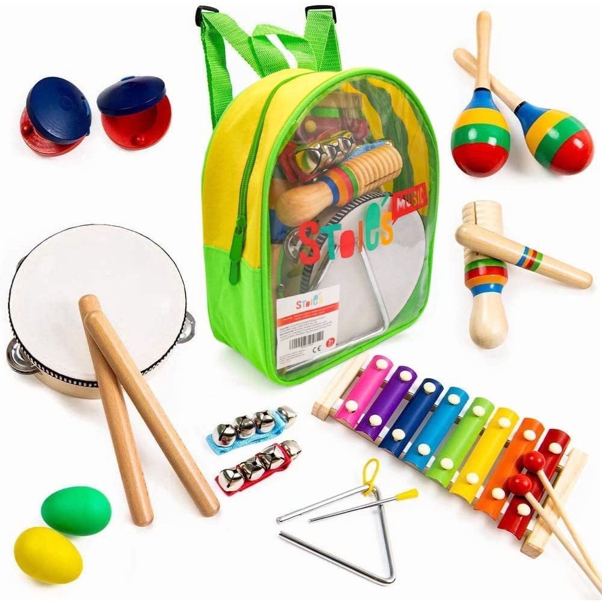 Stoie's 17 Pcs Musical Instruments Set For Toddler And Presc Stoie's Stoie's