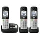 thumbnail image 1 of Teléfono inalámbrico Panasonic KX-TGU433B con pantalla grande y botones, 1 of 3