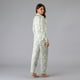 thumbnail image 2 of Set Camisero + Pantalon Satin Print Flores Mujer 33958-275, 2 of 4