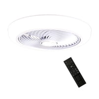 Ioensy - Ventilador De Techo Con Atenuación De Luz Luces De Techo Para Cocina Baño Guardarropa Blanco