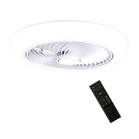 Ioensy - Ventilador De Techo Con Atenuación De Luz Luces De Techo Para Cocina Baño Guardarropa Blanco