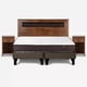 thumbnail image 1 of Cama Europea Ergo T 2 Plazas + Respaldo + 2 Veladores Rosen marron 2 plazas, 1 of 9