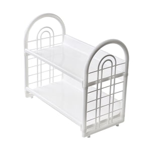 Bothyi - Estante De Almacenamiento De Escritorio, Soporte Para Especias De Cocina, Para Cosméticos, Dormitorio, Papelería, Color Blanco