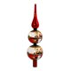 thumbnail image 1 of Cascanueces de cristal, 33 cm, adorno para árbol de Navidad, diseño de Kurt Adler, 1 of 7