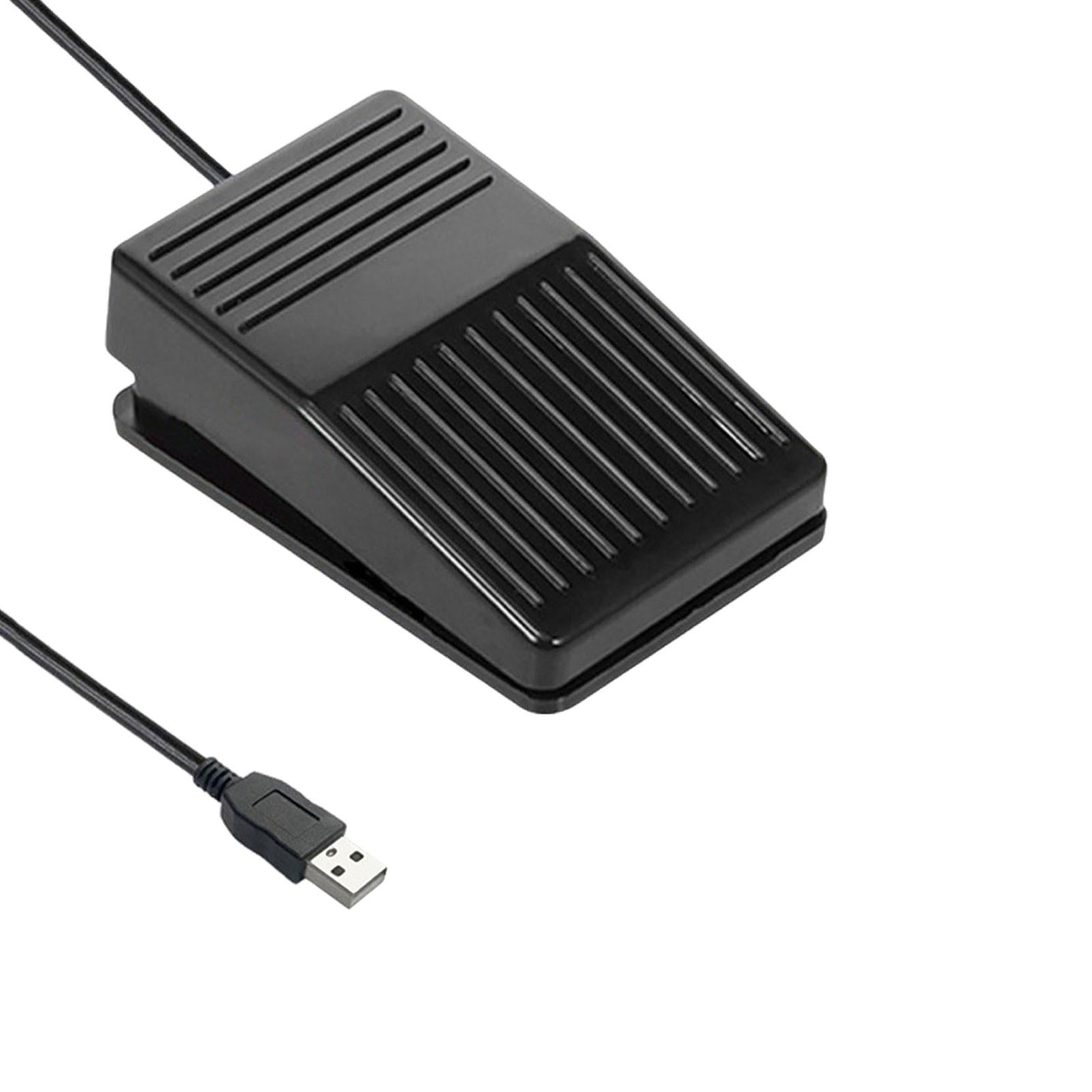 Magideal - Pedal De Acción Con Control De Pie, Accesorio De Controlador Gratuito Para Control De Instrumentos, Pedal Multifuncional Para Juegos De Pc, Preprogram