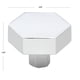 thumbnail image 4 of Perilla para gabinete GlideRite 5824 de cromo pulido, hexagonal de 4 cm, 4 of 4