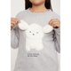 thumbnail image 3 of Pijama Largo Polar Gris Talla 8, 3 of 4