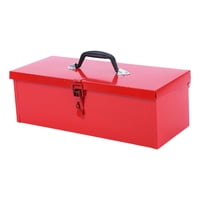 Magideal - Caja De Herramientas De Mano Caja De Herramientas De Hierro Cofre De Herramientas, Mango Ergonómico Portátil, Organizador De Herramientas Multifunción