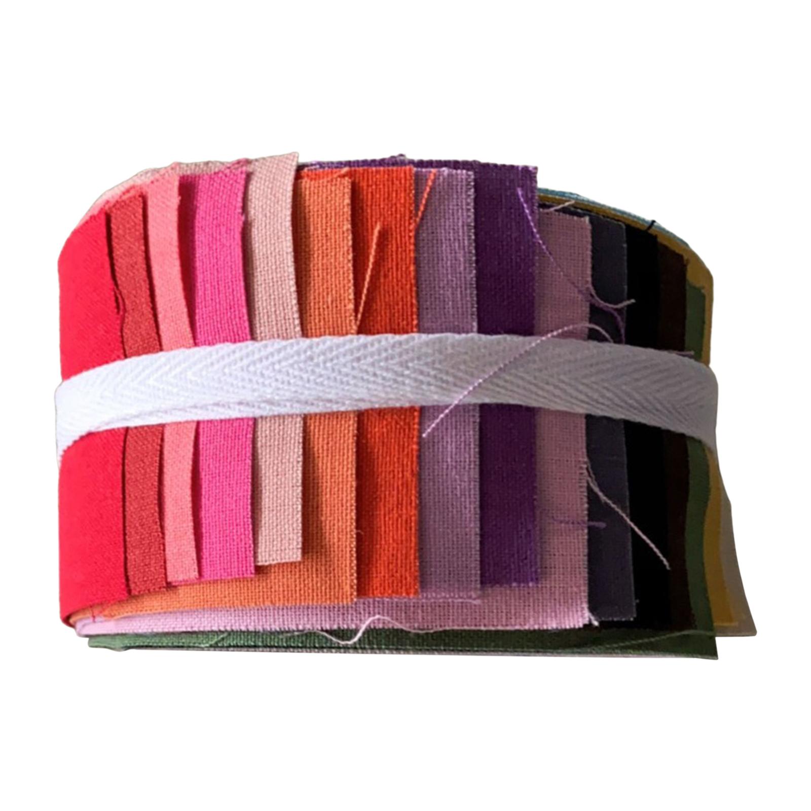 Magideal - 26 De Gelatina De Tela Para Manualidades, 2,5 Pulgadas, Estampado Floral, Precortado, Bricolaje, Con Patrones Variados, Tiras De Tela