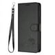 thumbnail image 1 of Funda tipo cartera FOXDOCK para infinix Note 40 Pro 4G con soporte, ranuras, RFID, diseño de gato, 1 of 5