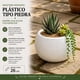 thumbnail image 5 of Macetero Plastico Redondo Tipo Piedra Decorativo Jardin M blanco, 5 of 10
