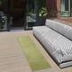 thumbnail image 2 of Alfombra Nourison Essentials verde 61 x 183 cm para interior y exterior, 2 of 8