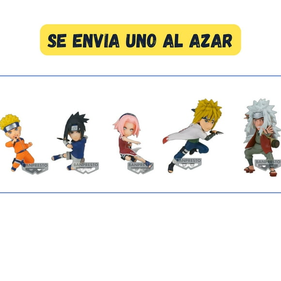 Figura Naruto World Collectable blanco