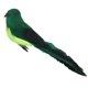 thumbnail image 4 of Colores Plumas artificiales Espuma Pájaros con pinza Jardín Decoración de árbol Verde, 4 of 5