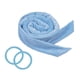 thumbnail image 1 of Diadema De Varilla Rizadora Sin Calor Para Mujer Con Scrunchies, Herramientas Para Peinar El Cabello, Azul, 1 of 5