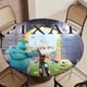 thumbnail image 5 of Monsters Inc theme Fitted Round Tablecloths Elastic Edged Table Covers Waterproof Table Cloth For Kitchen Holiday Party Tables Decor 120cm, 5 of 6