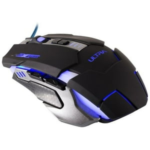 Ultra - Mouse Gamer Usb 6B 1800Dpi Iluminado Negro X10
