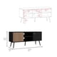 thumbnail image 3 of Rack TV 50" Funes Eco Wengue 55x120x40 Cm, 3 of 3