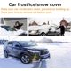 thumbnail image 2 of Cubierta de nieve para parabrisas de coche, cubierta de invierno para parabrisas de 4 capas de grosor, protector de nieve con cubierta para espejo lateral e imanes para protección contra la nieve, el, 2 of 7
