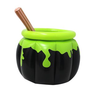 Magideal - Caldero Inflable De Halloween, Tetera De Dulces, Enfriador De Bebidas, Decoración De Fiesta, Decoración Espeluznante, Soporte Para Bebidas Para Playa,