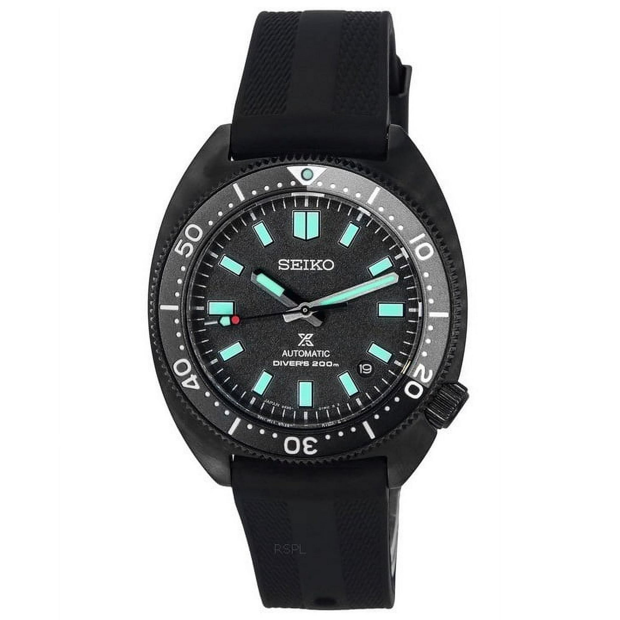 Seiko - Reloj Prospex Sea Black Series Night Edición Limitada Automático De Buceo Spb335j1 200m Para Hombre