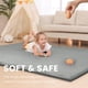 thumbnail image 2 of Alfombra Bebaa 200x300 cm Memory Foam Gris, 2 of 3