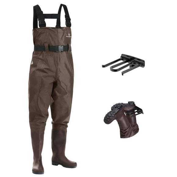 Pantalón impermeable de pesca FISHINGSIR con botas