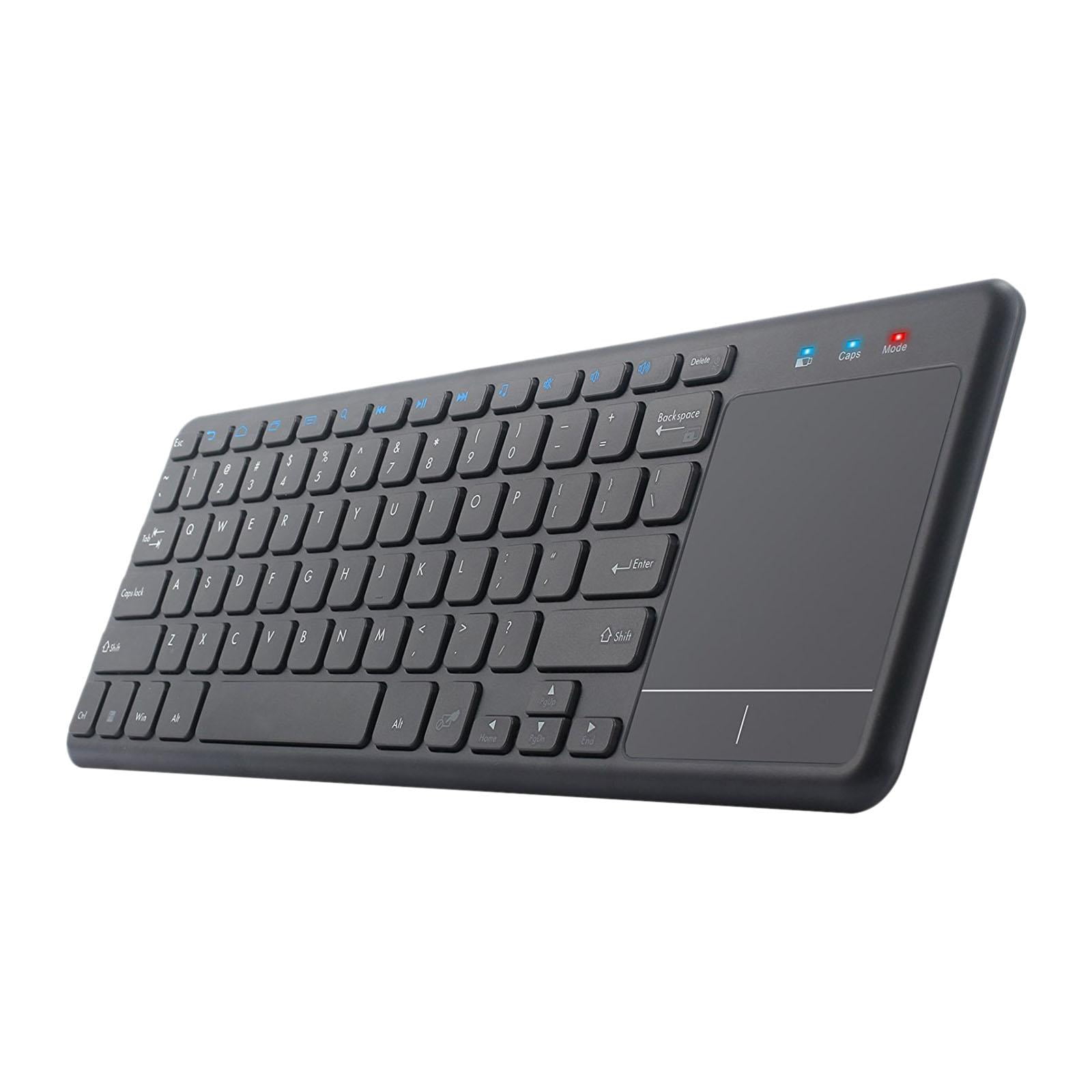 Bothyi - Teclado Inalámbrico Con Panel Táctil 2,4g, Portátil Delgado Para Tableta, Ordenador Inteligente