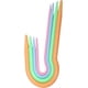 thumbnail image 1 of 4pcs Cable Tejido a puntoting Agujas fo Suéters Sombreros Bufandas, 1 of 7
