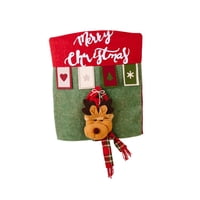 Bothyi - Cubierta De La Silla De Navidad Decoración Fundas De Asiento De Navidad Para Cocina Festival Hotel Elk