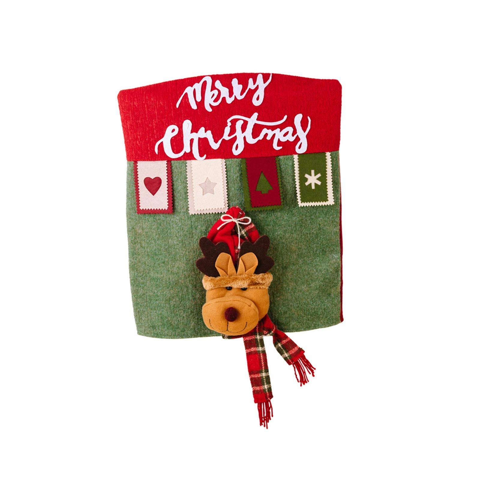 Bothyi - Cubierta De La Silla De Navidad Decoración Fundas De Asiento De Navidad Para Cocina Festival Hotel Elk