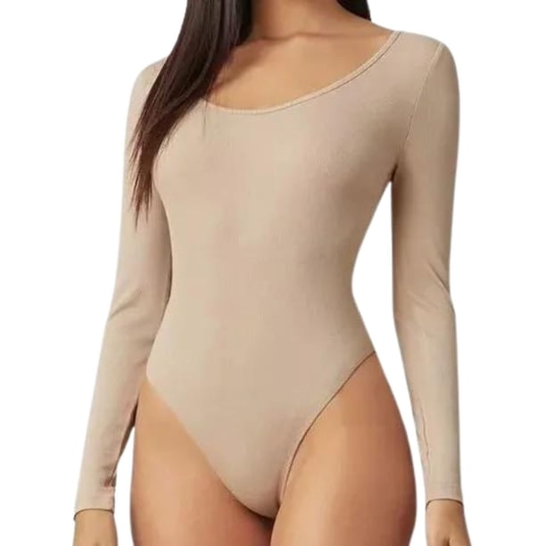 Body Mujer Manga Larga Ajustable Modelador Compresión 667