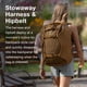thumbnail image 4 of Mochila de viaje Osprey Sojourn Porter 46L Koseret Green, 4 of 9