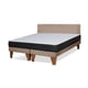 thumbnail image 2 of Cama Europea Zen Roller 2 Plazas Colchon Comprimido Espuma + Respaldo Tela Beige, 2 of 8