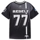 thumbnail image 2 of Playera de fútbol de malla STAR WARS Rebels para niño, negra, 2 of 4