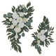 thumbnail image 3 of 2 Letreros De Ceremonia De Flores Blancas Artificiales Florales Para El Hogar, Señal De Bienvenida, 3 of 3