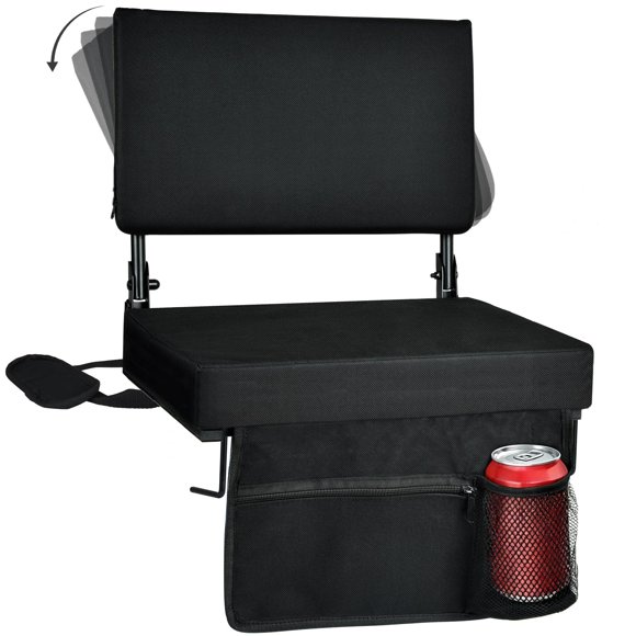 Asientos de estadio JTSIOV 42x34x38 cm, ajustables y plegables