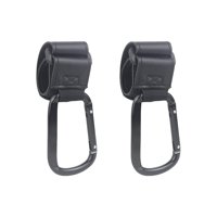 Magideal - 2 Piezas Ganchos Para Cochecito De Bebé Clip Ganchos Para Cochecito Mosquetón Multipropósito Ganchos Para Cochecito Accesorios Para Carrito De Compras Negro
