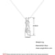 thumbnail image 2 of Collar con colgante de gato saltando en plata de ley 925, ideal como regalo de cumpleaños, boda o para amantes de las mascotas, para mujeres y niñas., 2 of 4