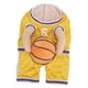 thumbnail image 1 of Disfraz De Baloncesto Para Perro Con Pelota Para Disfrazarse Como Regalo Para Mascotas, Festival, Fiesta Temática, Talla S, Amarillo, 1 of 4