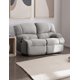 thumbnail image 2 of Bergere Perugia Reclinable 2 Cuerpos Tela Velvet Gris, 2 of 7
