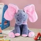 thumbnail image 1 of Elefante De Apego Musical Peek A Boo Peluche Para Niños Rosa, 1 of 2